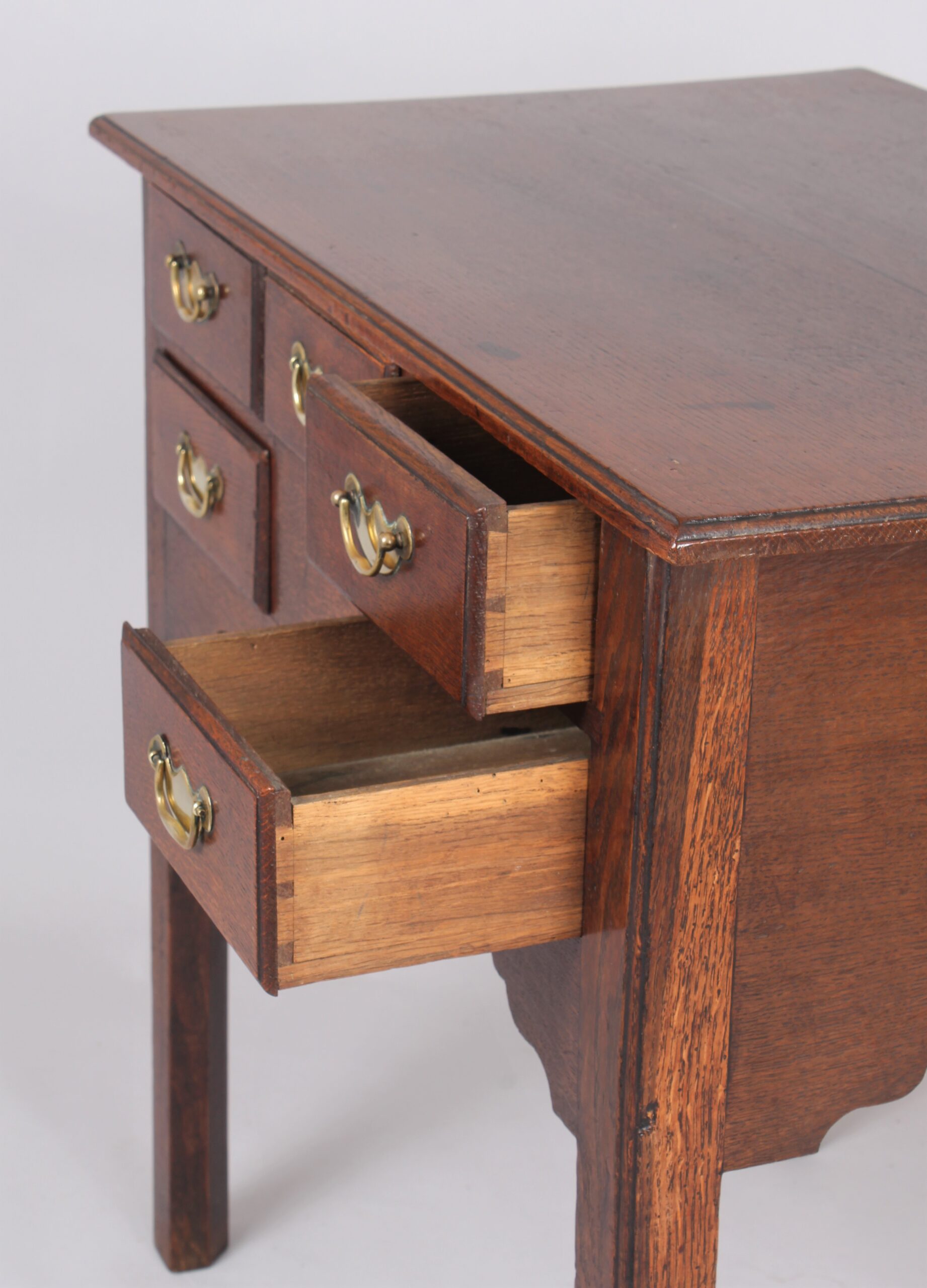 George II oak lowboy