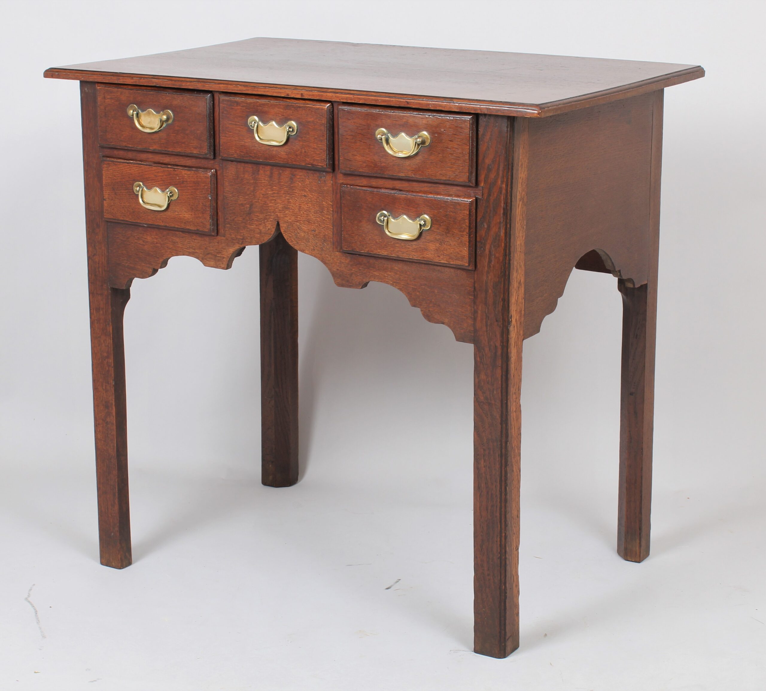 George II oak lowboy