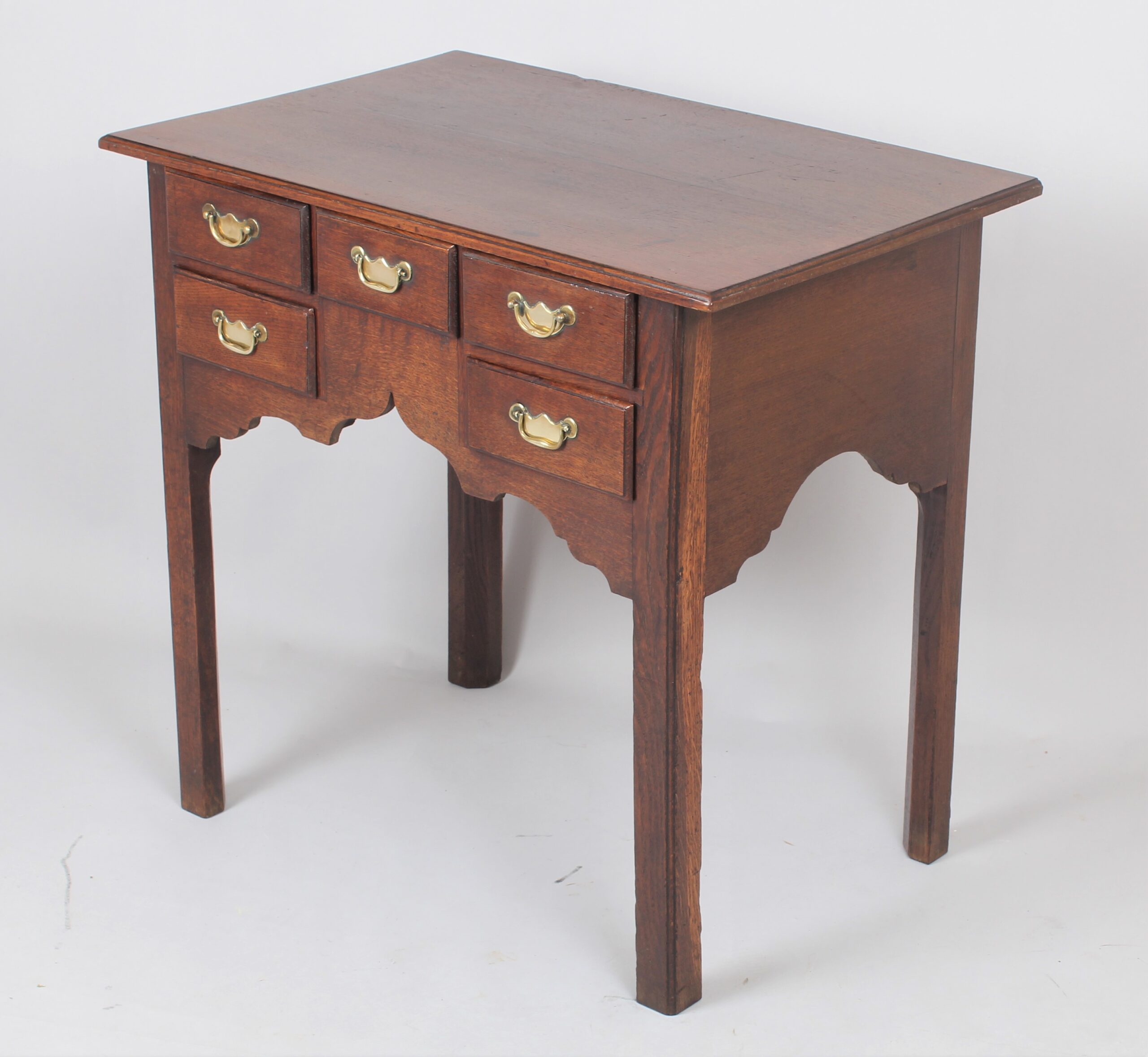 George II oak lowboy