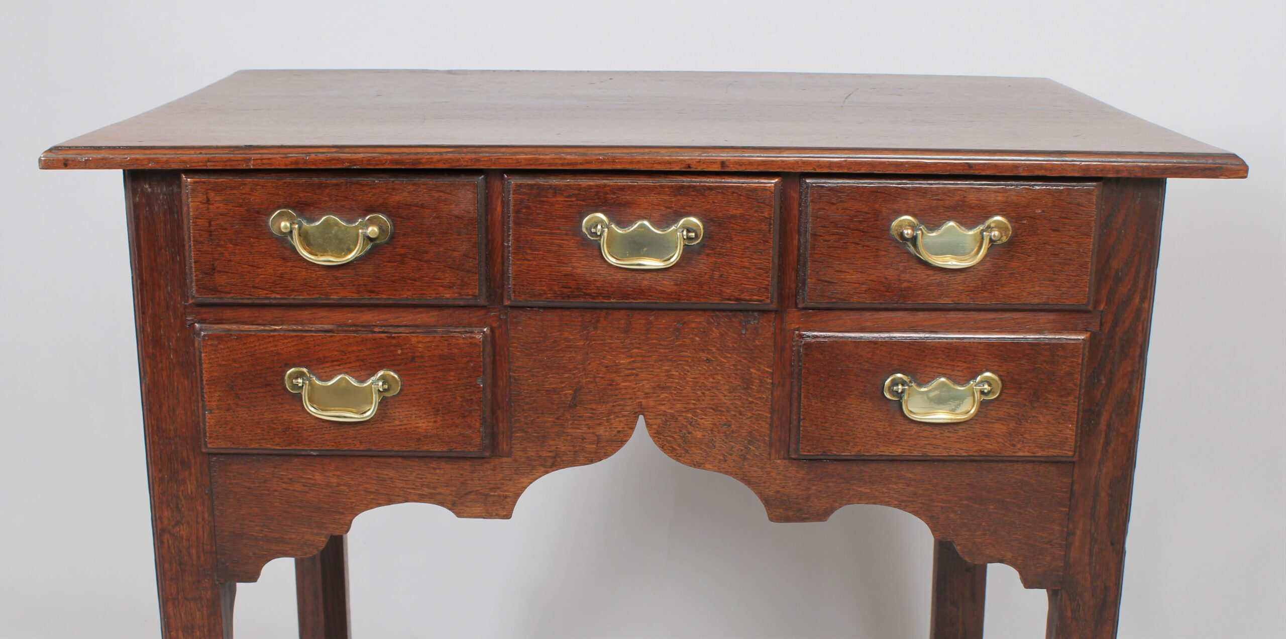 George II oak lowboy
