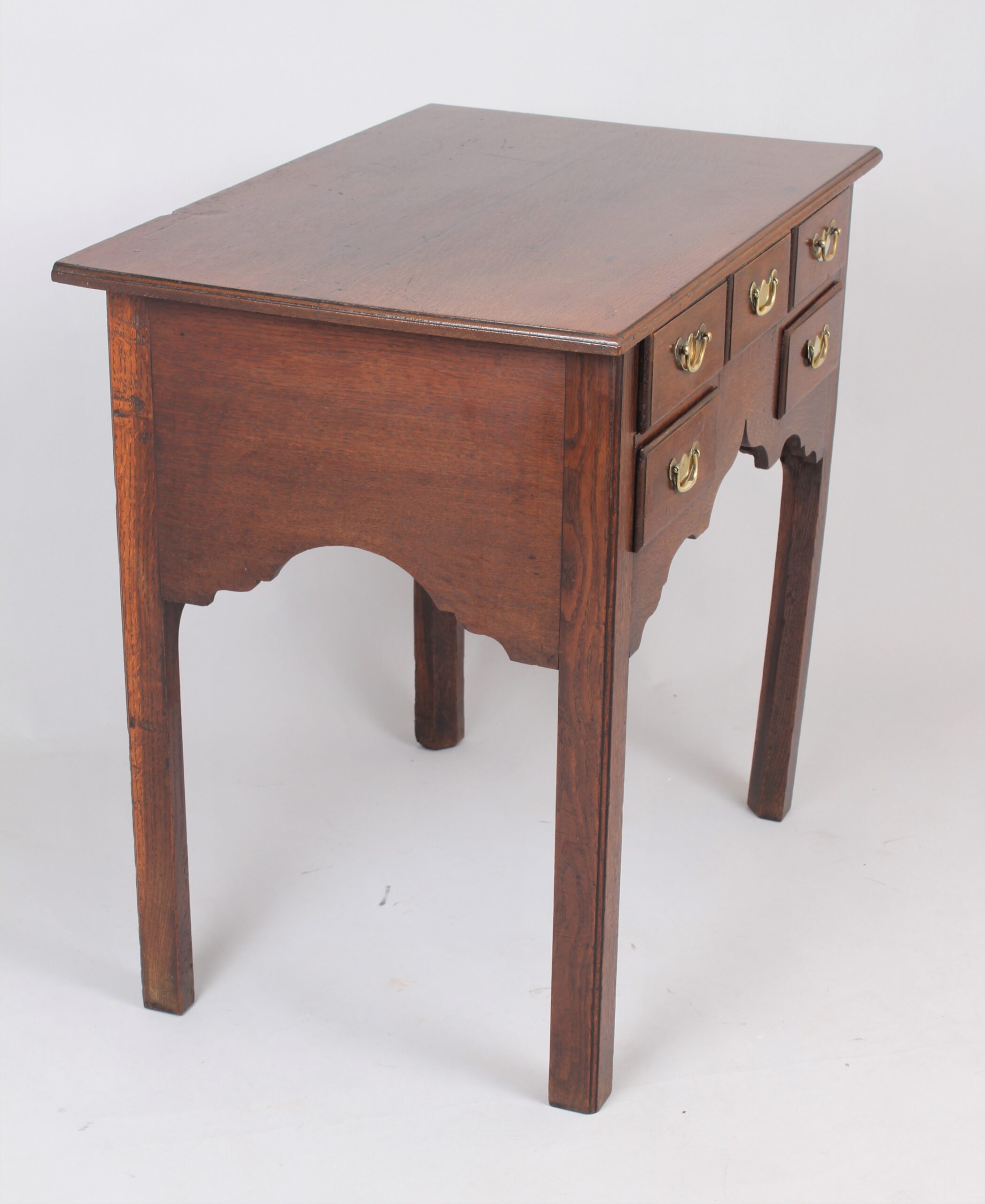 George II oak lowboy