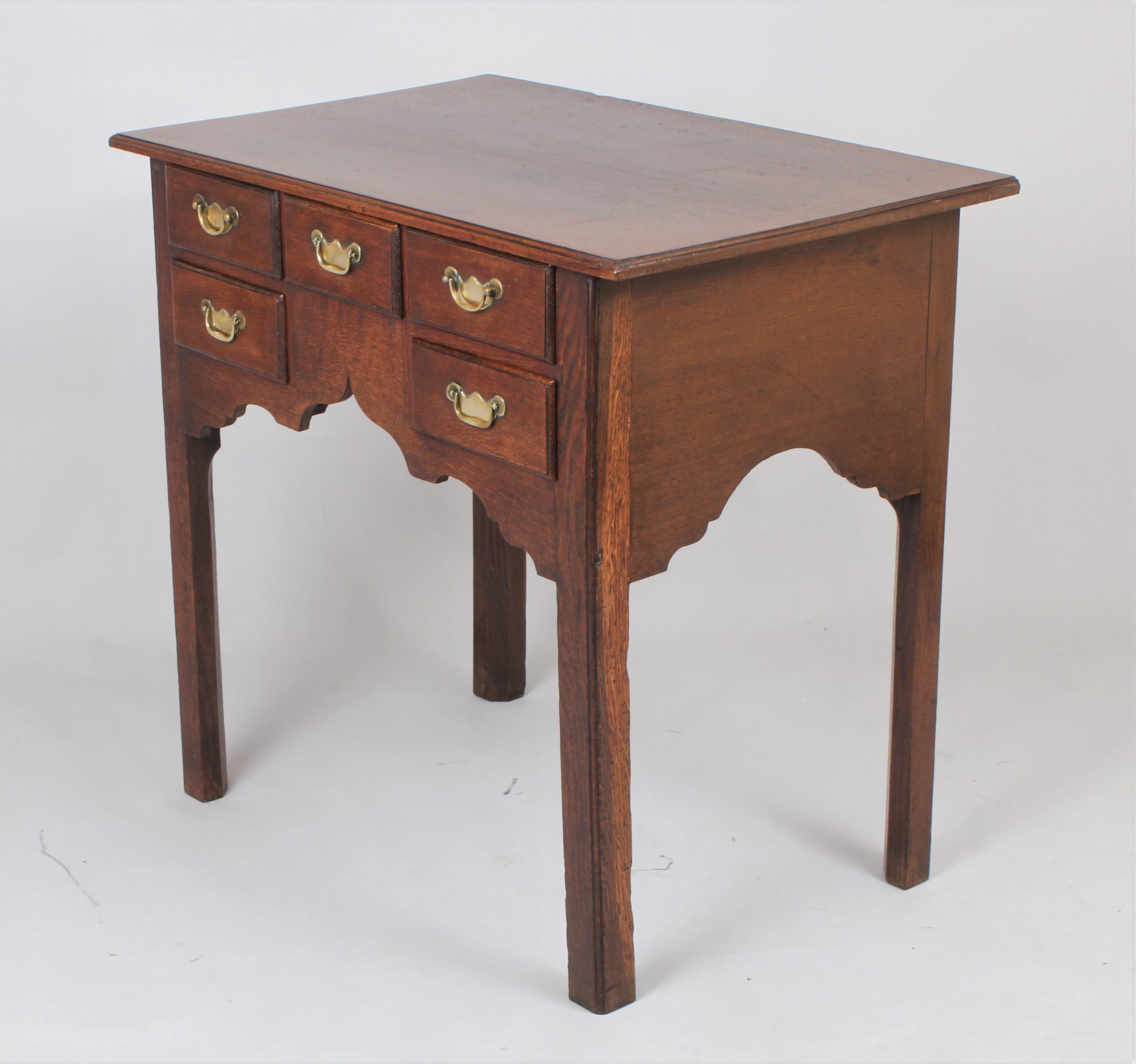 George II oak lowboy