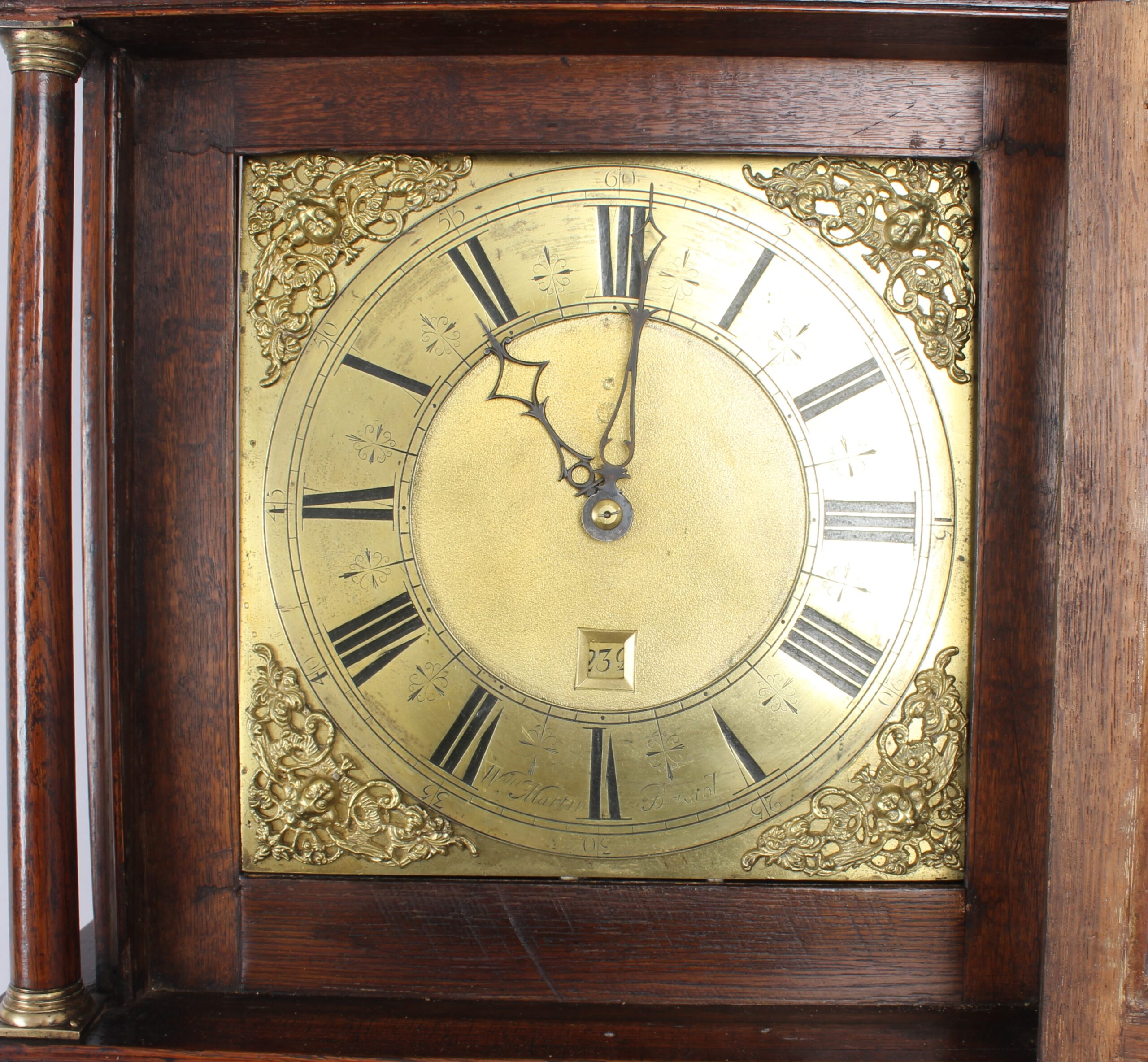 George III period 30-hour long-case clock
