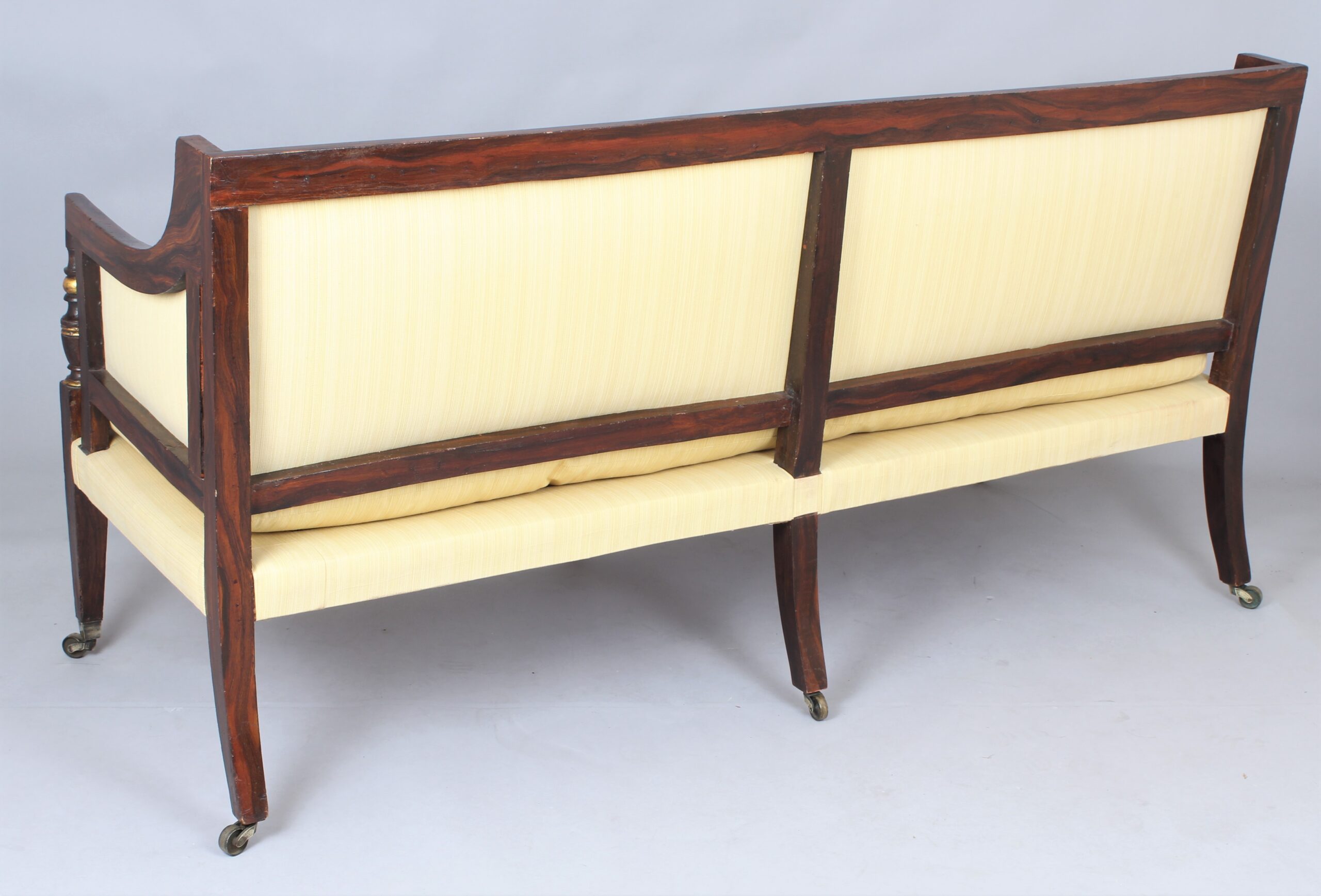 Late 18th century six leg sofa