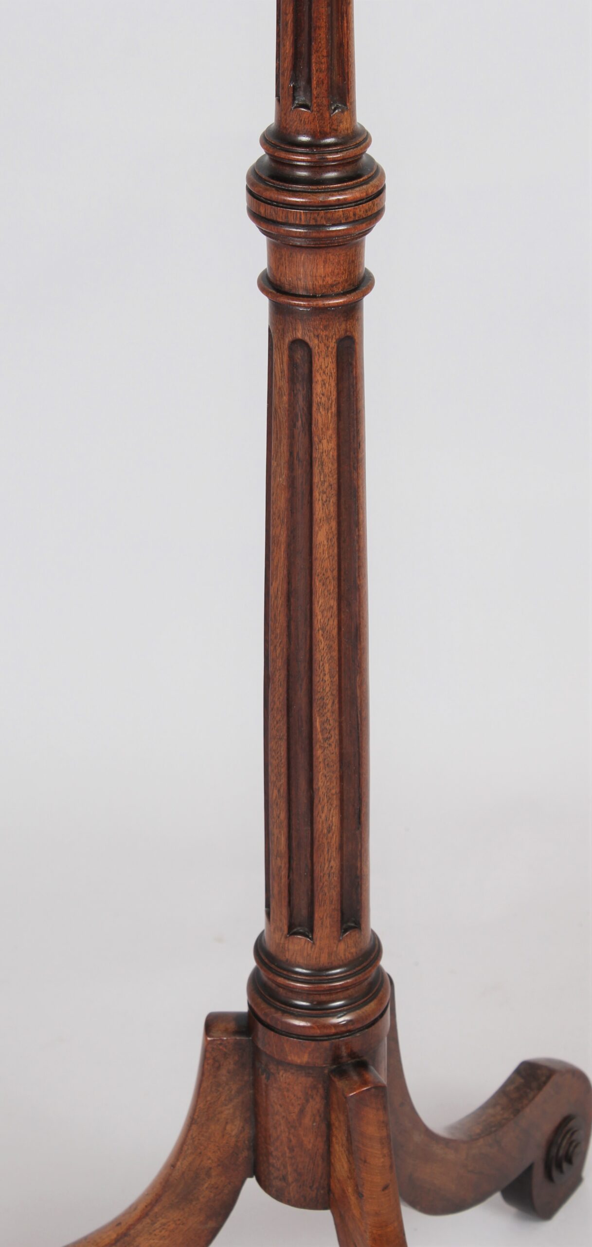 An eighteenth century Dutch walnut torchere