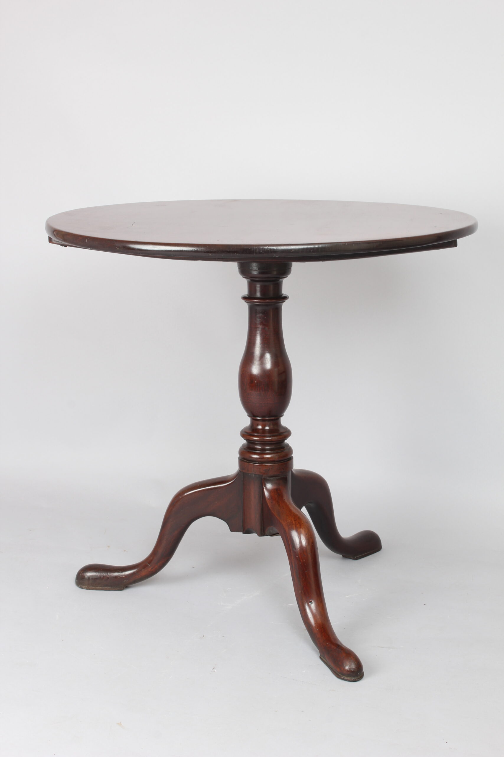 George III period mahogany tripod table