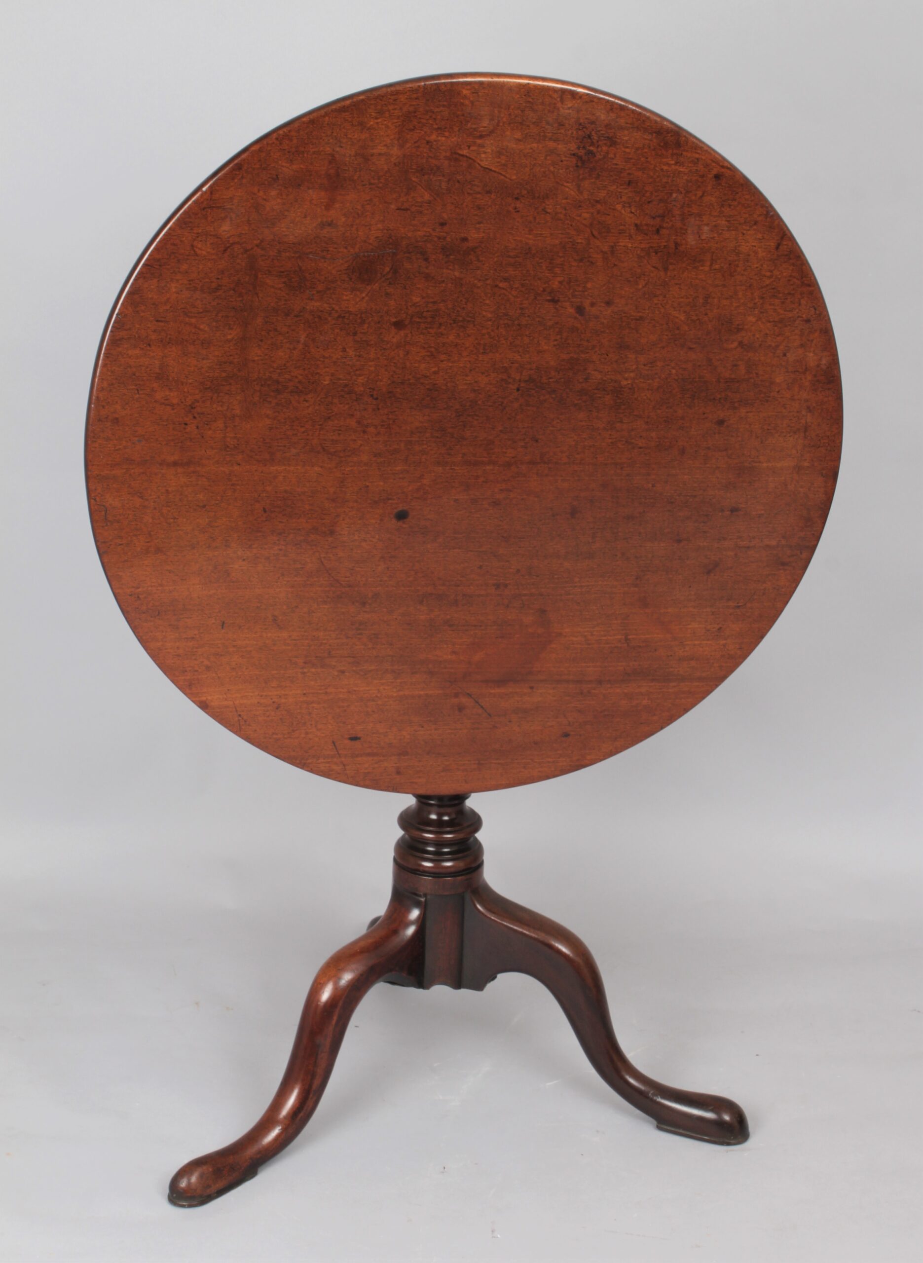 George III period mahogany tripod table