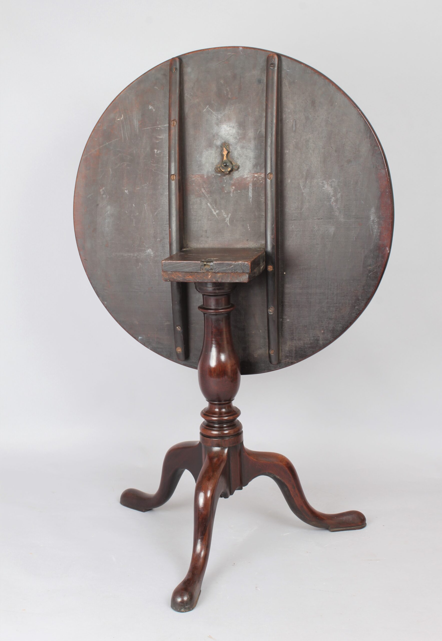 George III period mahogany tripod table