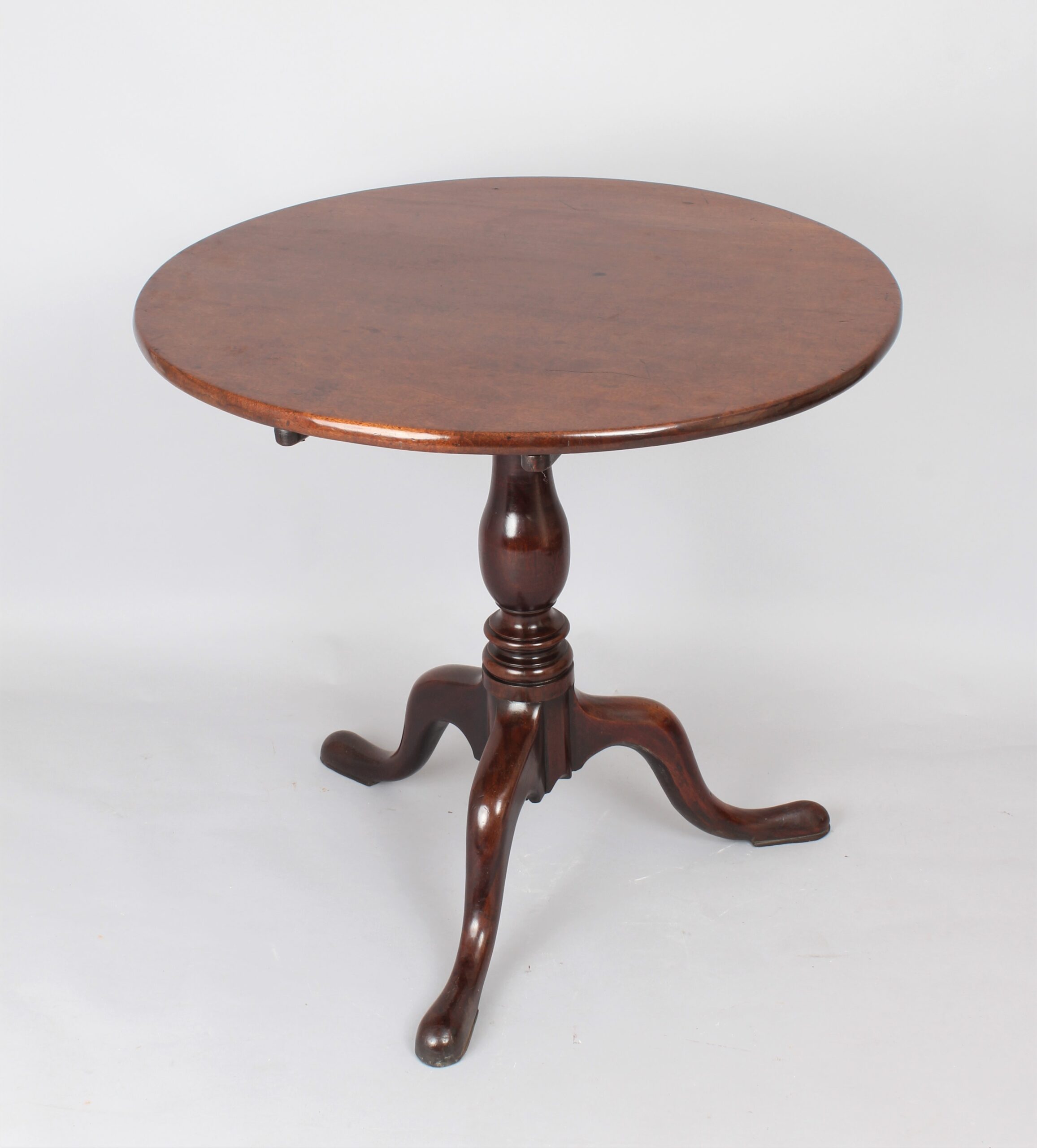 George III period mahogany tripod table