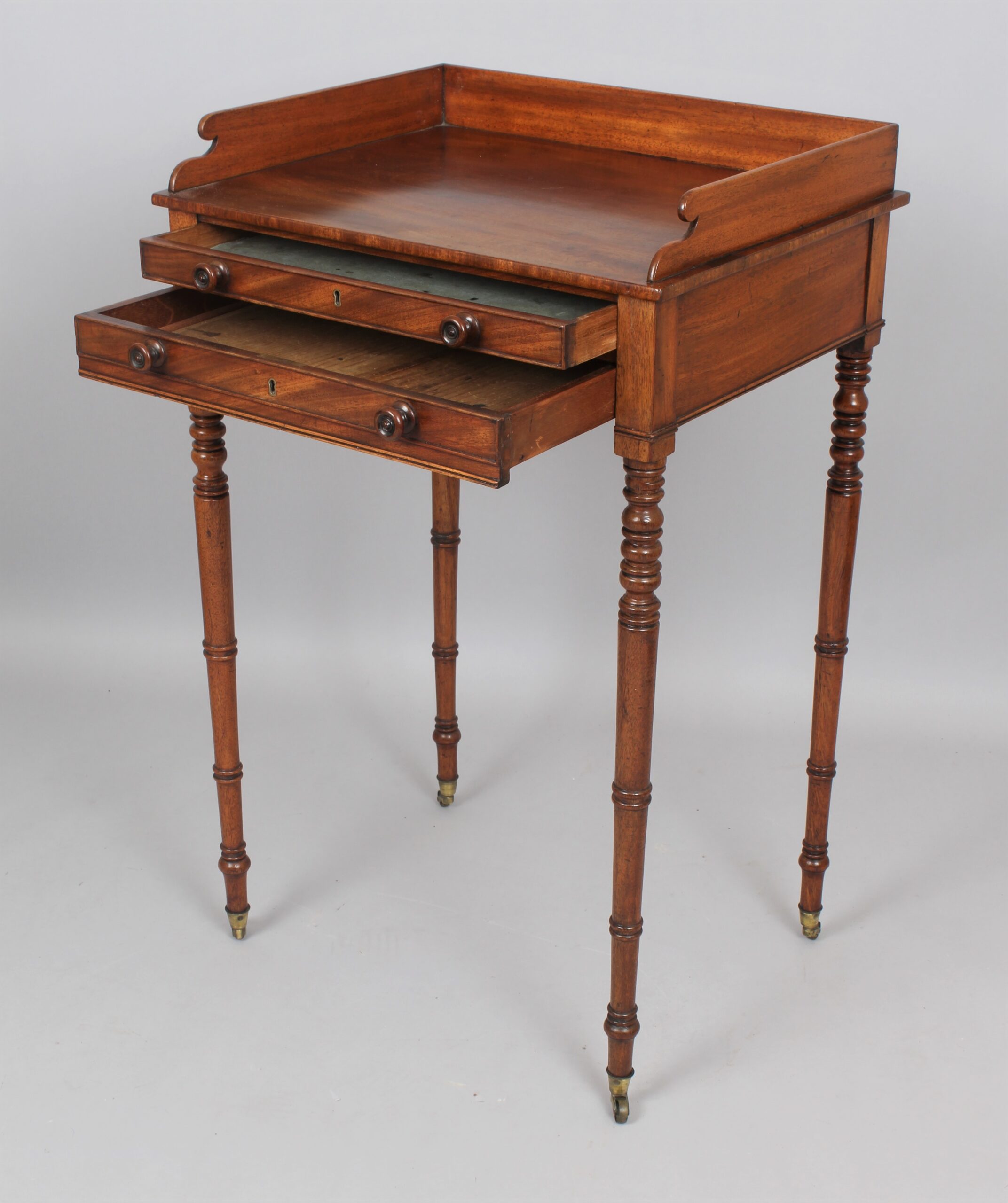 George III period mahogany work table