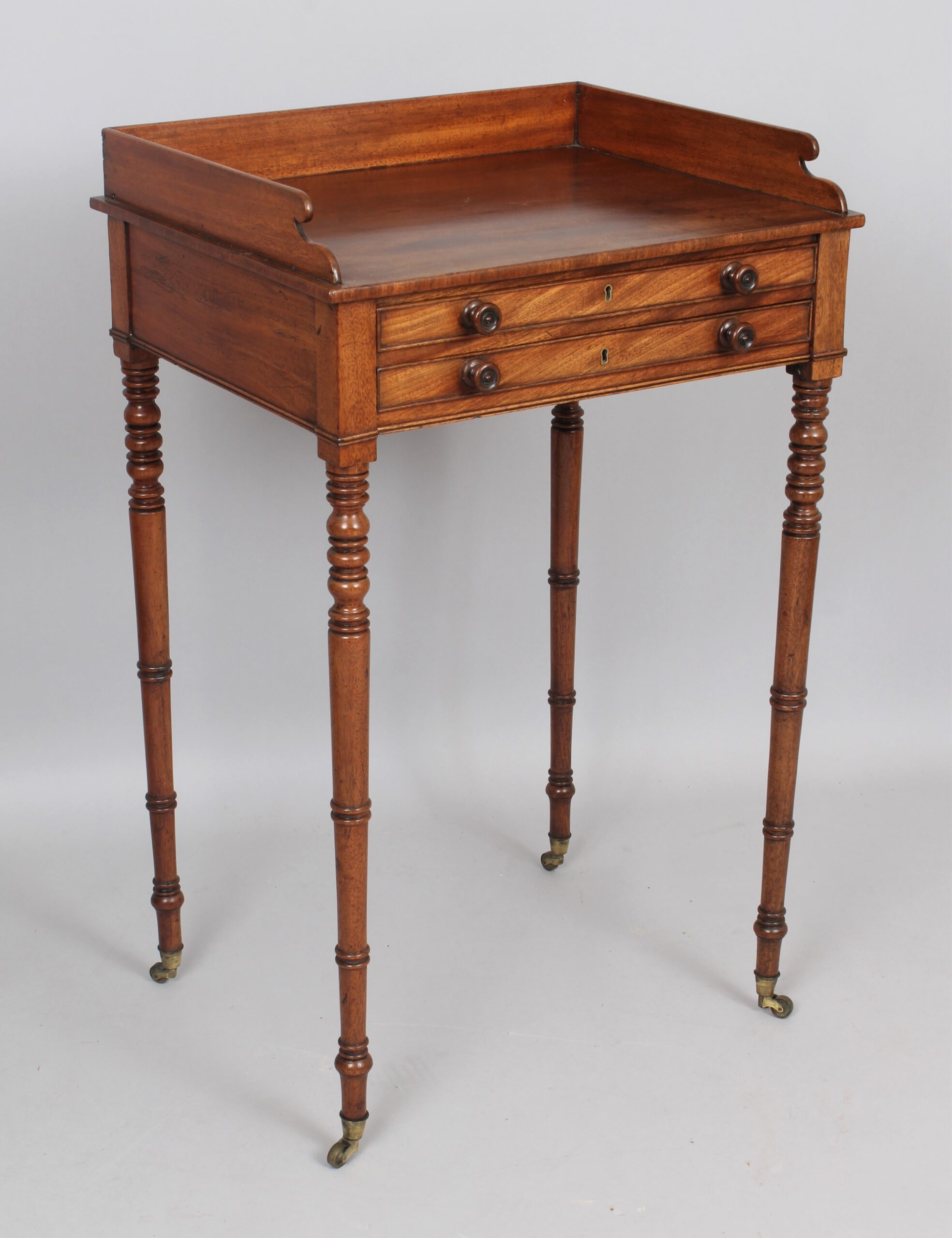 George III period mahogany work table