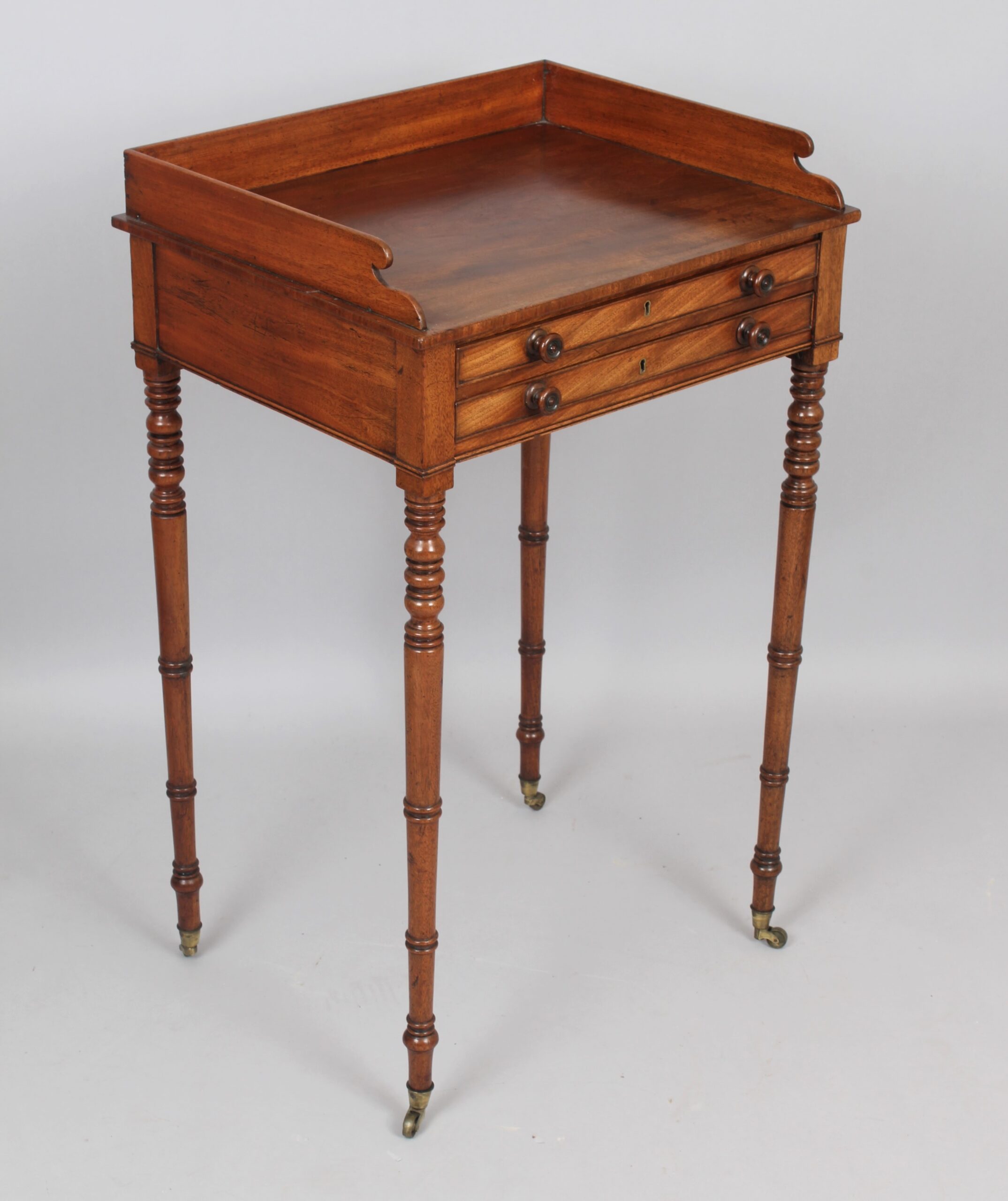 George III period mahogany work table