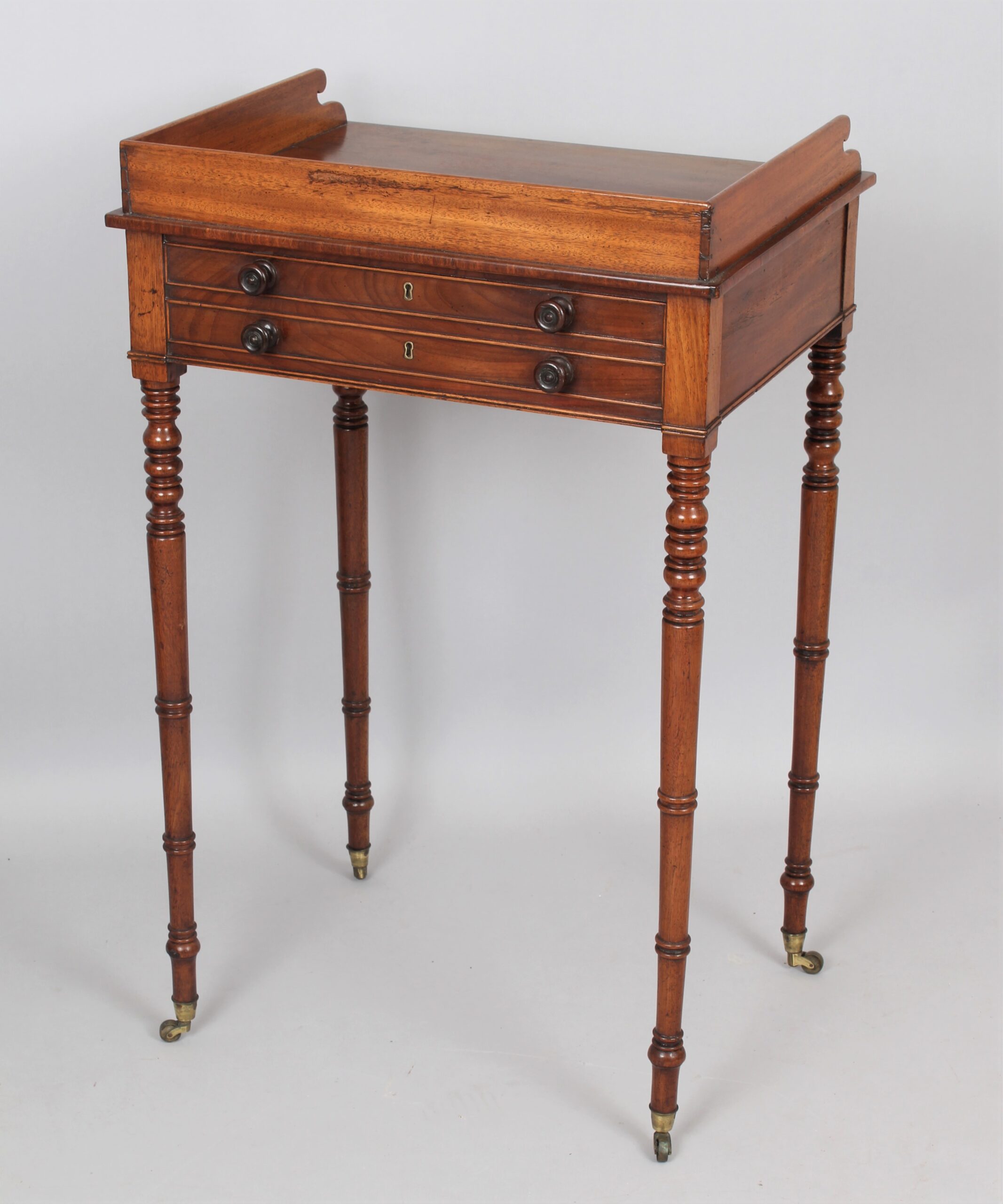 George III period mahogany work table