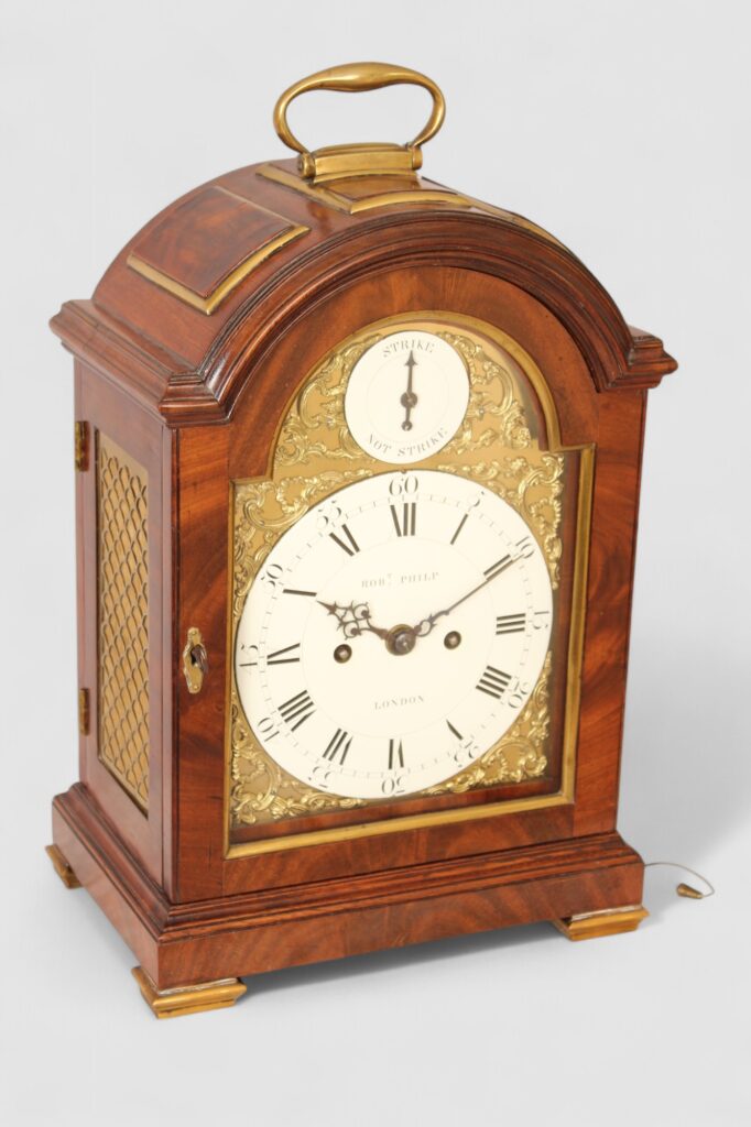 A fine George III bracket clock by Robert Philp