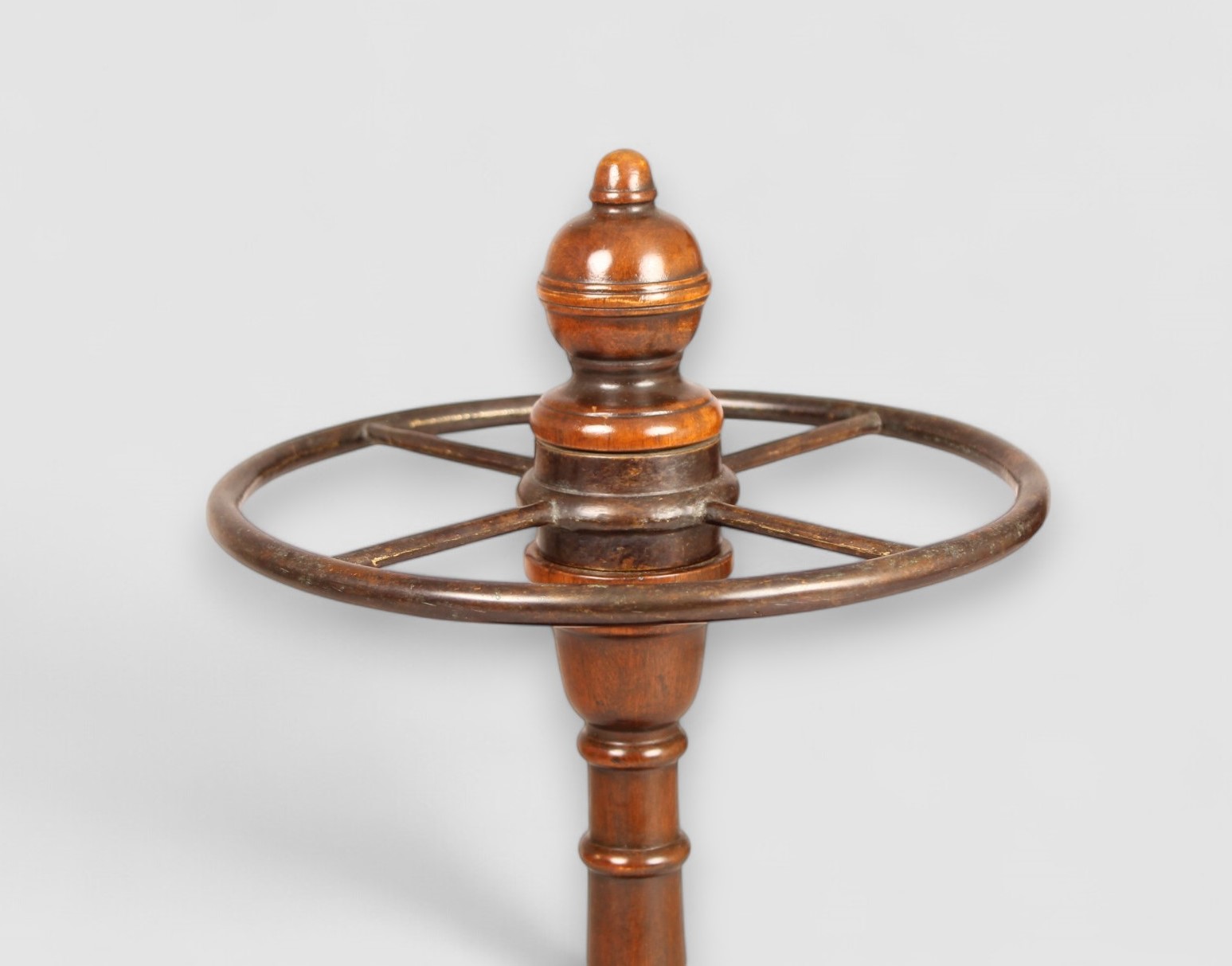 A mahogany early 20th century stick stand