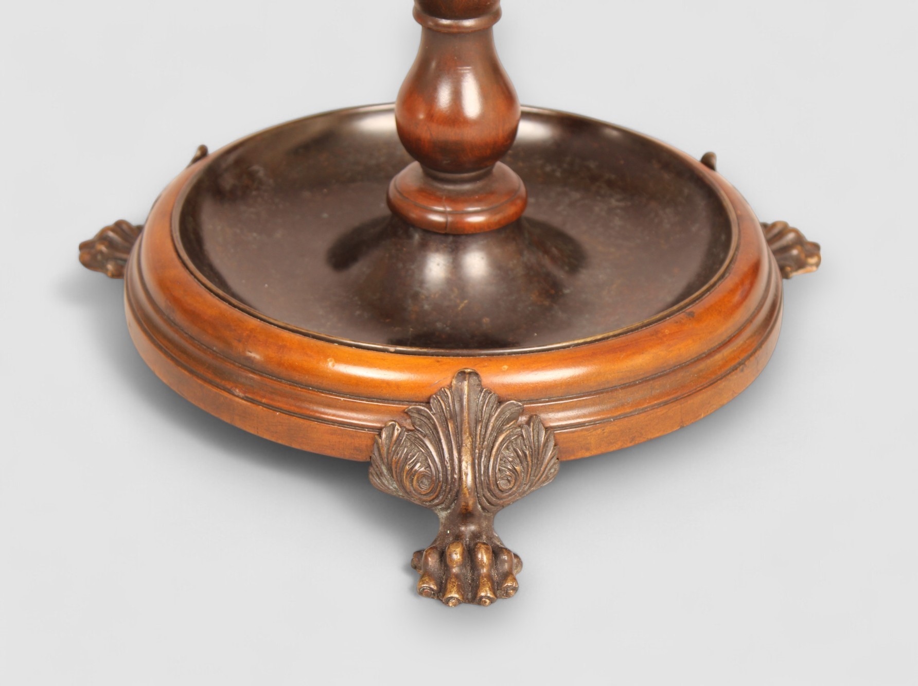 A mahogany early 20th century stick stand