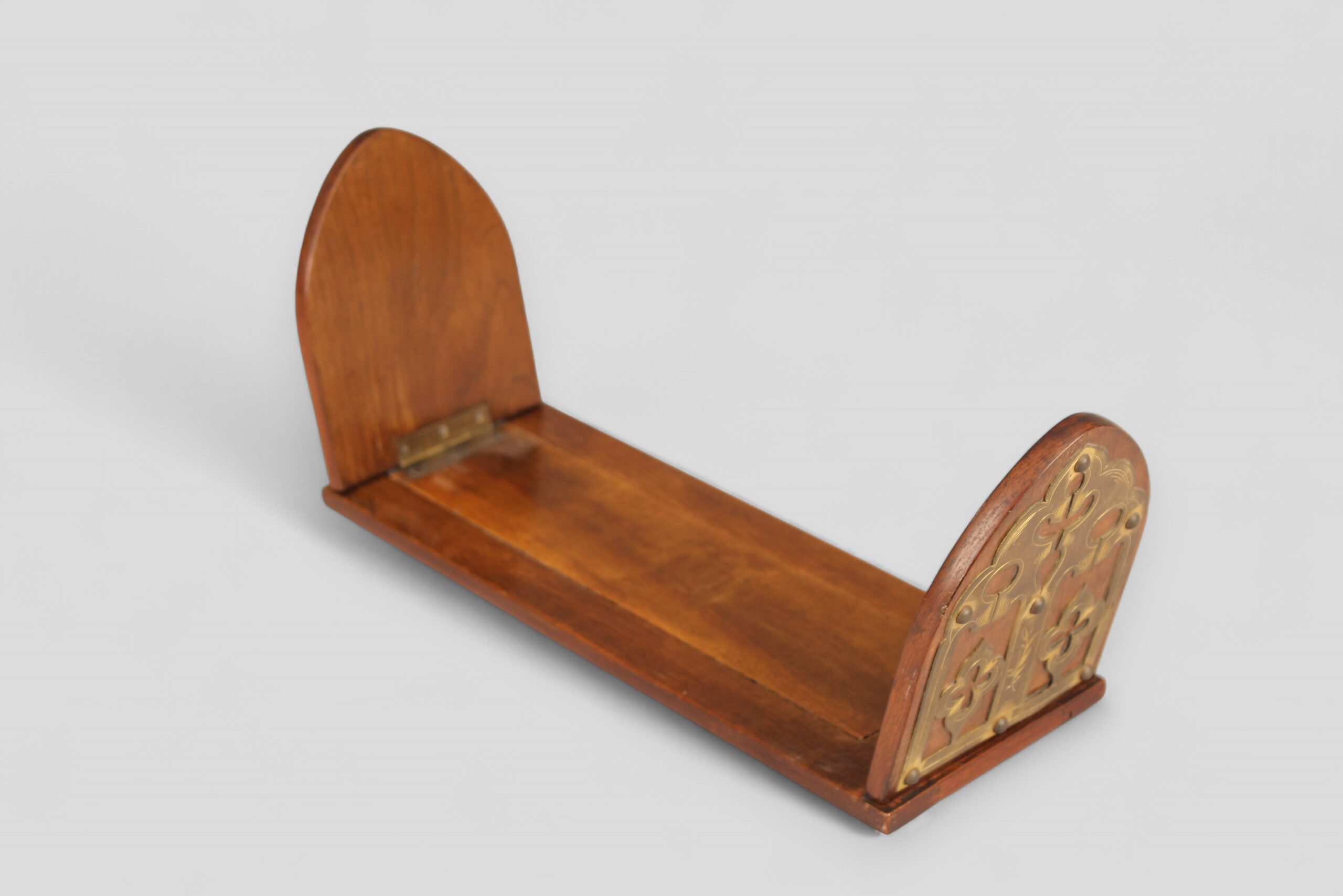 Victorian mahogany Gothic Revival extending book rest