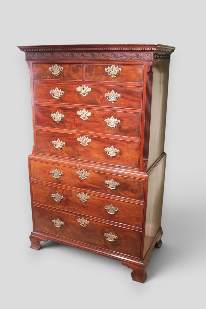 A fine mahogany tallboy