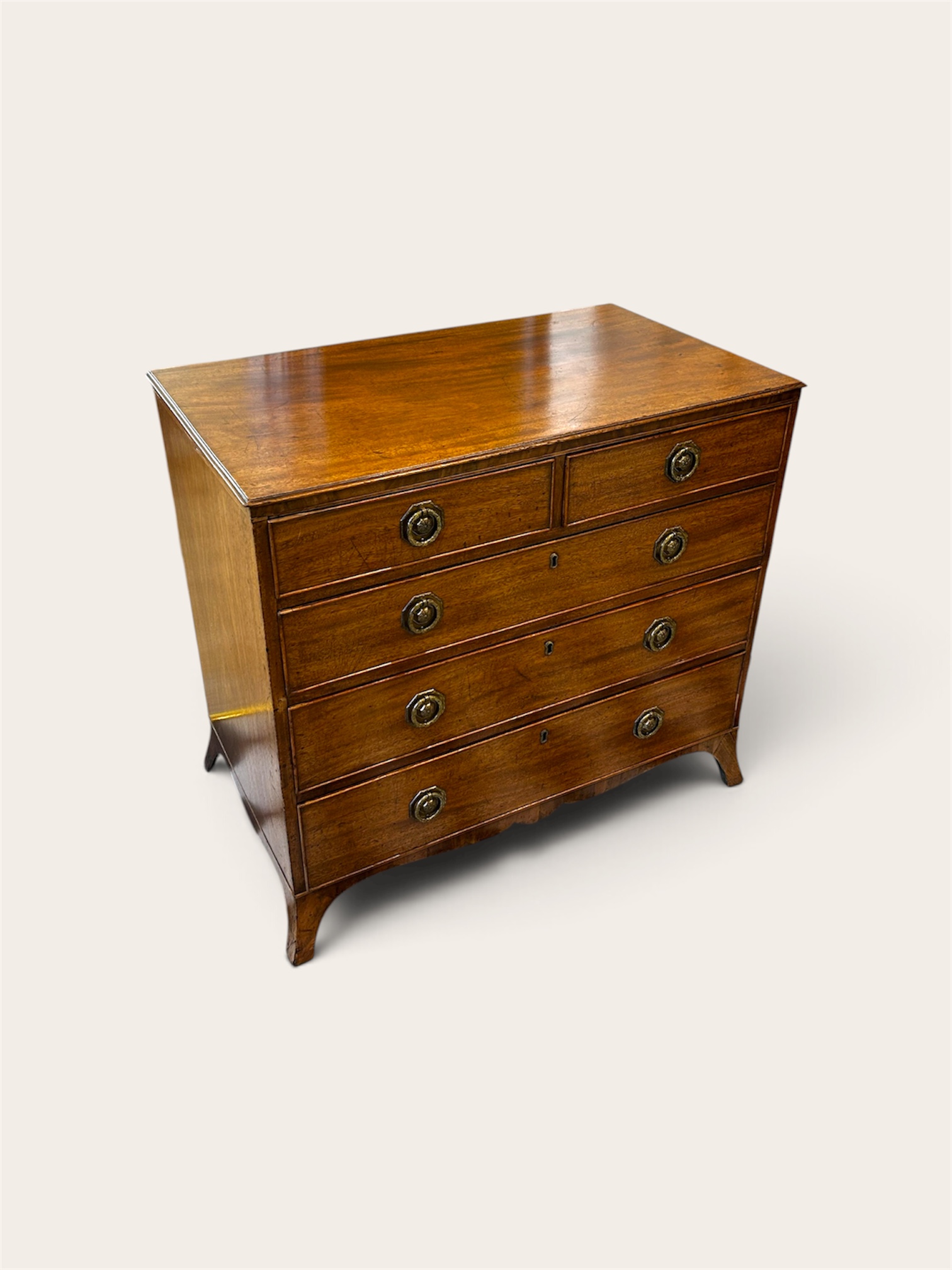 Small mahogany chest