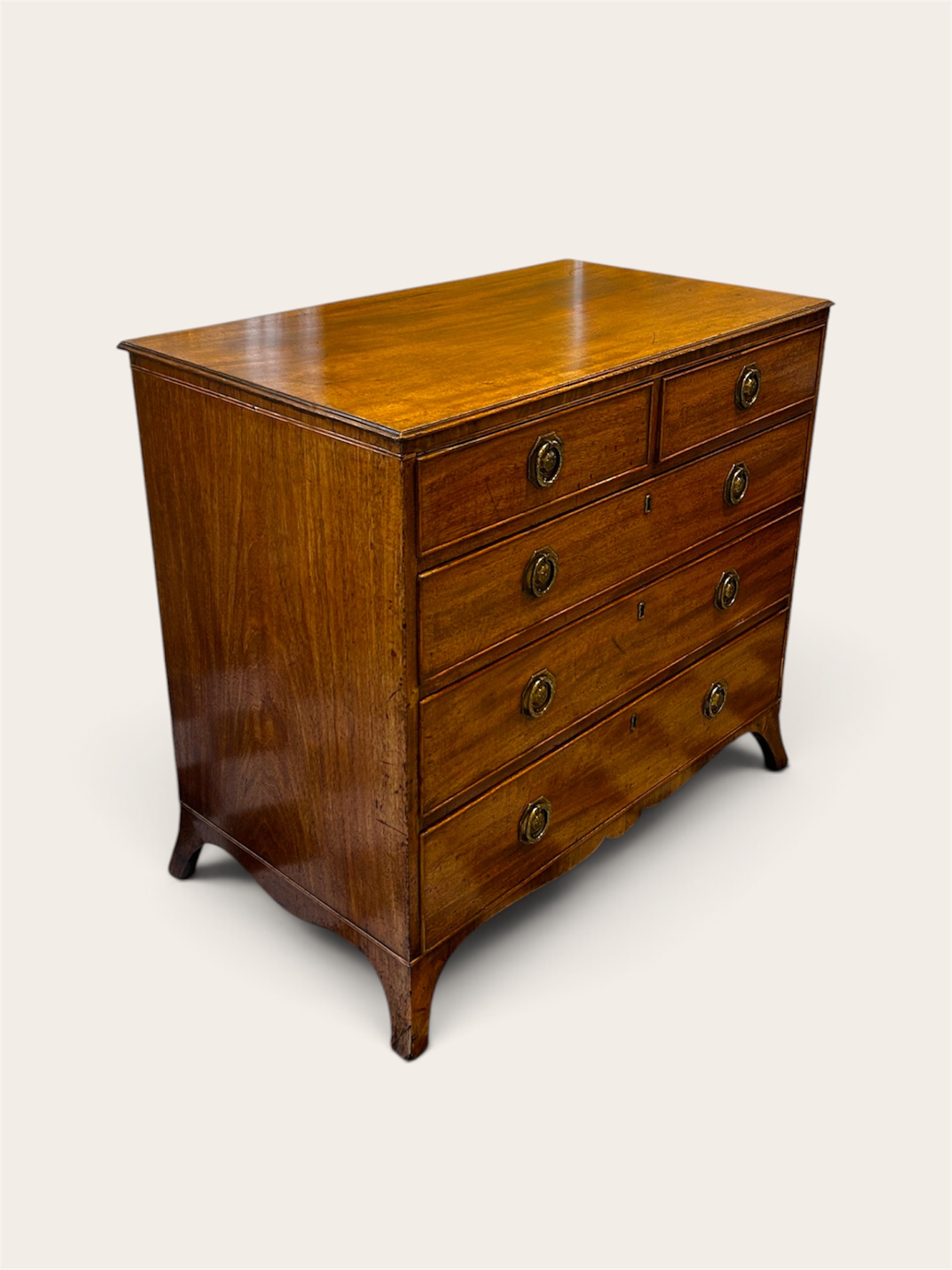 Small mahogany chest